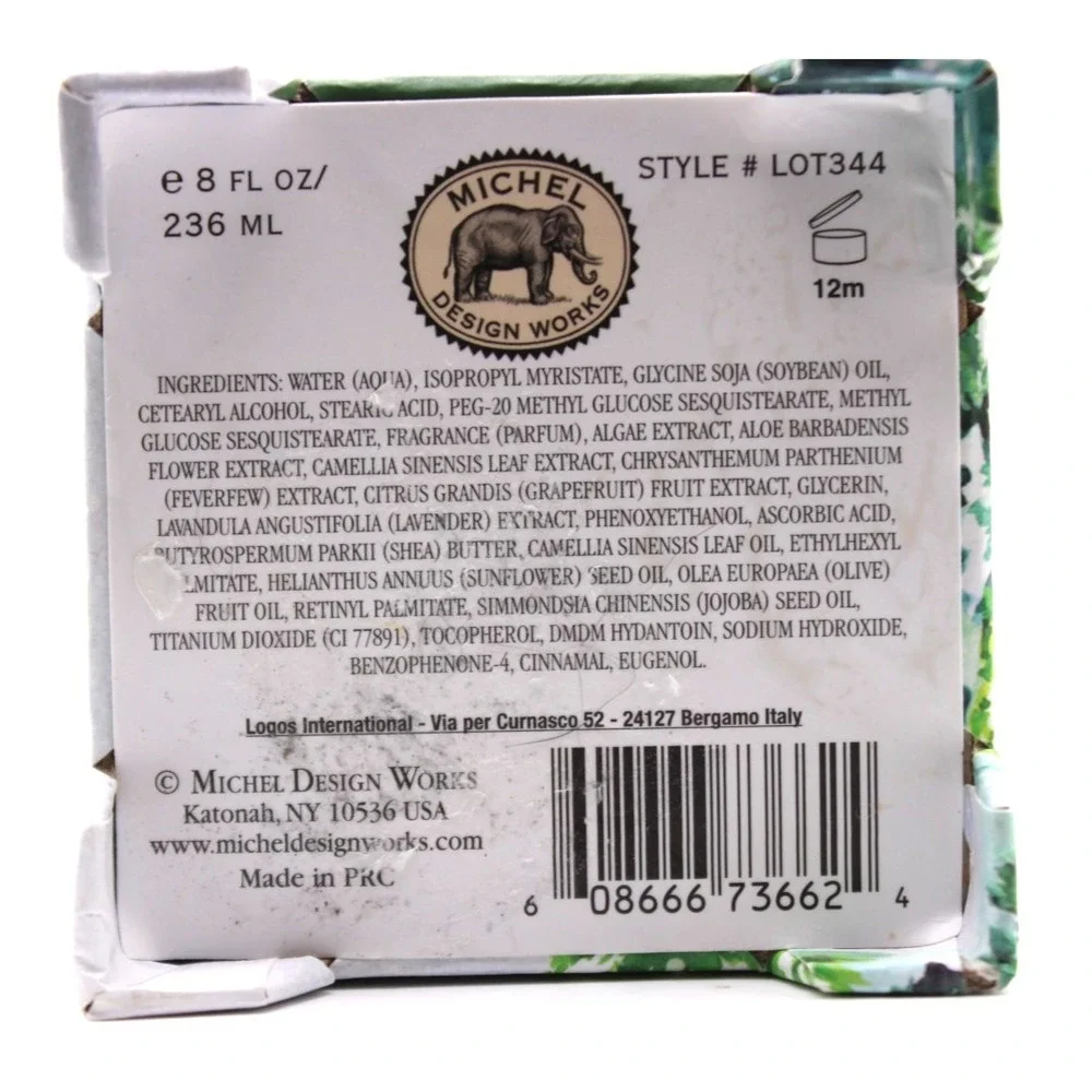 Michel Design Works Shea Butter Hand & Body Lotion Christmas Snow 8 oz Gift Box